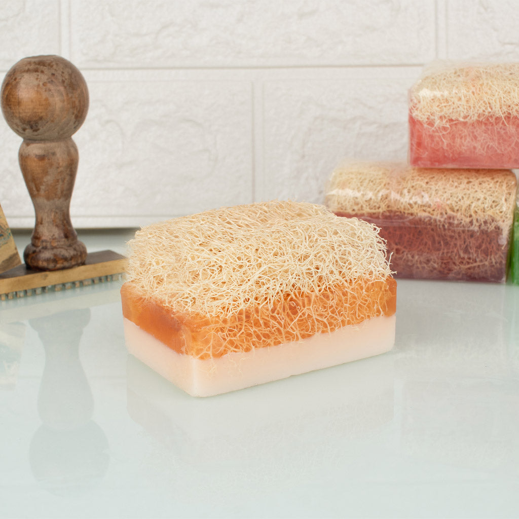 Luffa Eselsmilch & Honig Naturseife - Anadoa