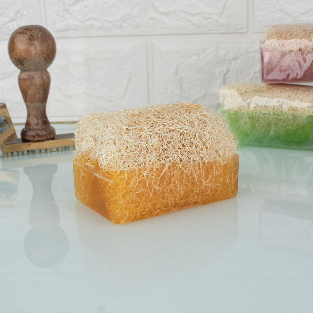 Luffa Zitronen Naturseife - Anadoa