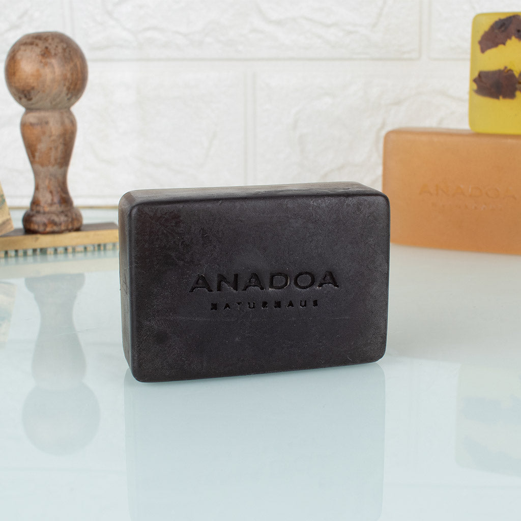 Schwarze Tonerde Rosmarin Naturseife - Anadoa