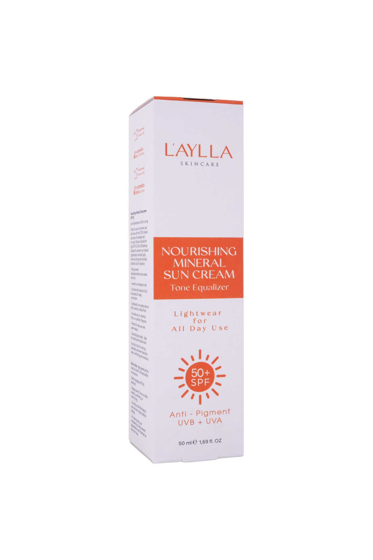 L'AYLLA Mineralische Sonnencreme ohne Nanopartikel | SPF 50+ UVA + UVB