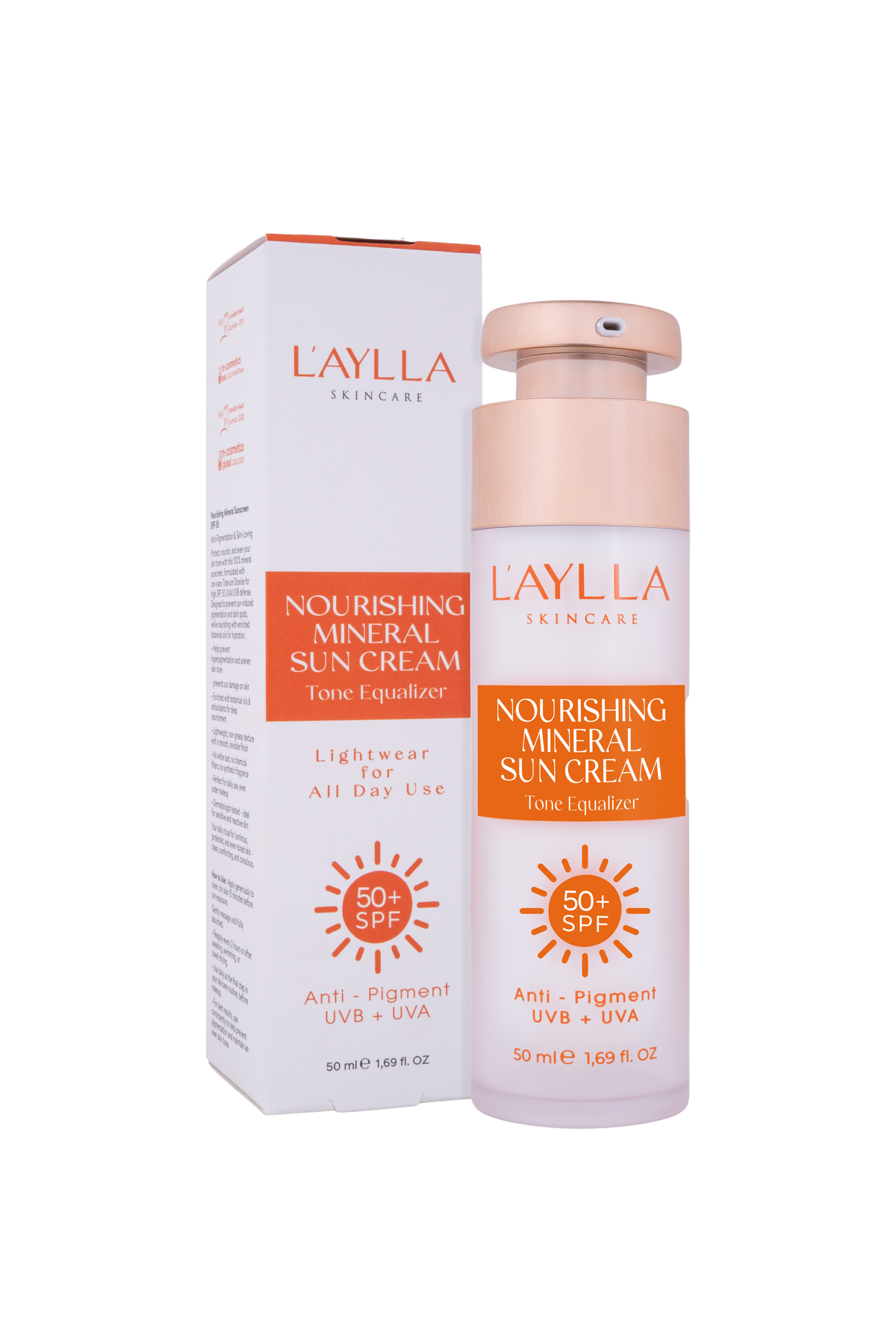 L'AYLLA Mineralische Sonnencreme ohne Nanopartikel | SPF 50+ UVA + UVB
